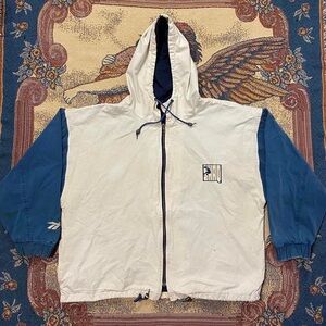 Vintage 90’s Reebok Shaq Attack Full Zip Hooded Jacket Size M Shaquille O'Neal